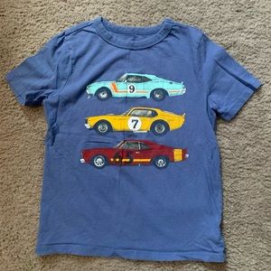 GAP Blue Cars Short Sleeve T-shirt